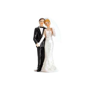 Svatební figurka Novomanželé držící se za ruku