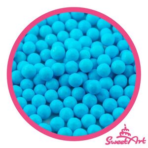 SweetArt cukrové perly nebesky modré 7 mm (80 g)