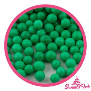 SweetArt cukrové perly vánoční zelené 5 mm (1 kg)