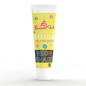 SweetArt gelová barva neonový efekt tuba Yellow (30 g)