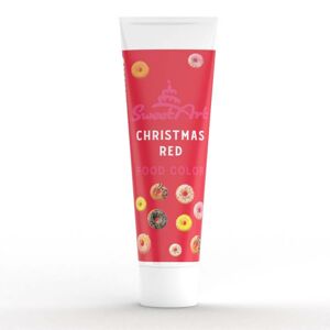 SweetArt gelová barva tuba Christmas Red (30 g)