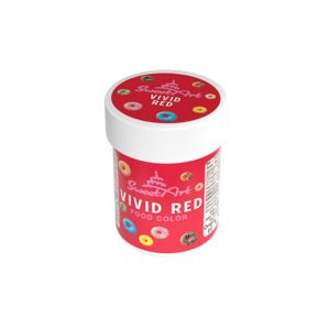 SweetArt gelová barva Vivid Red (30 g)