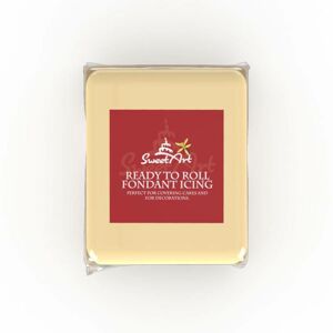 SweetArt potahovací a modelovací hmota vanilková Ivory (250 g)